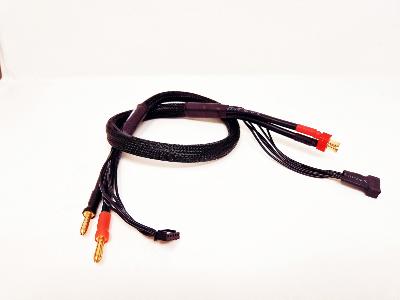 UK-Deans 2S charging cable + Balancing plug for 4mm PK charger output (60cm) WS-LINE