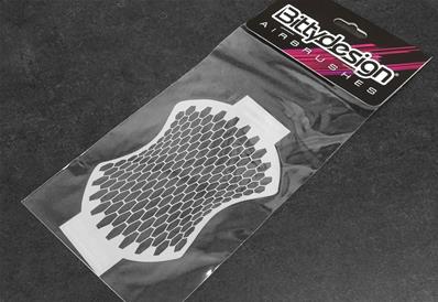 UK-Vinyl stencil 'Honeycomb V2' BITTYDESIGN