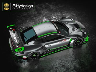 UK-P-GT3R 1/10 GT 190mm body Clear BITTYDESIGN