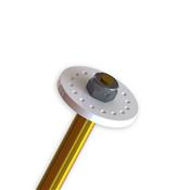 UK-Shock Piston Blanks (CNC, flat/flat, 16 dimples) TEKNO-RC