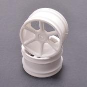 UK-JC 6 Spoke 2.2 Rear White Wheel CAT/Coug 2K (2) CORE RC