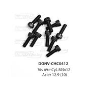 UK-M4x12 Cap Screw Steel 12.9 (10) DONUTS RACING