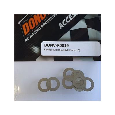 UK-Steel Washer 6x10x0.2mm (10)  DONUTS RACING