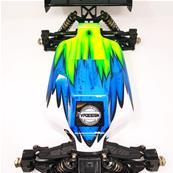 UK-Painted body ST4-Falcon yellow/blue for S35-4E SWORKZ