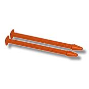 UK-1:8 BU – PIN Wheel – ORANGE – 2 Pieces GRP