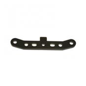 UK-Rear aluminium suspension plate -1° Black HYper 7 HOBAO RACING