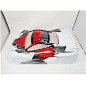 UK-Hyper GT8 body paint (White/Fluorescent Red/Gun metal)  BITTYDESIGN