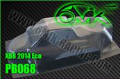 UK-Body lexan for Xray XB8-E 2014 (unpainted) 6-MIK