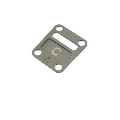 UK-Skidplate center steel SERPENT RACING