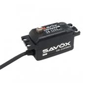 UK-LOW PROFILE BRUSHLESS HV DIGI 12KG/0.08s 7.4V 2265MG BLACK EDITION SAVOX