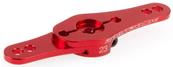 UK-Servo Arm Alu 23T Red Double Arm (2 Levels) ROBITRONIC