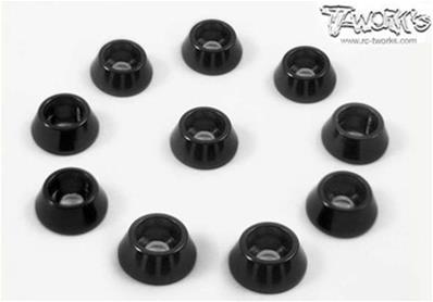UK-Anodized Aluminum M3 Hex. Socket Cap Washer (10 pcs) T-WORK'S
