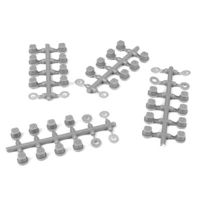 UK-Hinge Pin Inserts, Wheelbase Shims (requires TKR6523HD pins, EB/ET410) TEKNO-RC