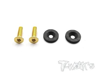 UK-Graphite Wing Washer ( For Kyosho MP9 TKI3/ TKI4 /MP9e EVO/MP10) 2pcs. T-WORK'S