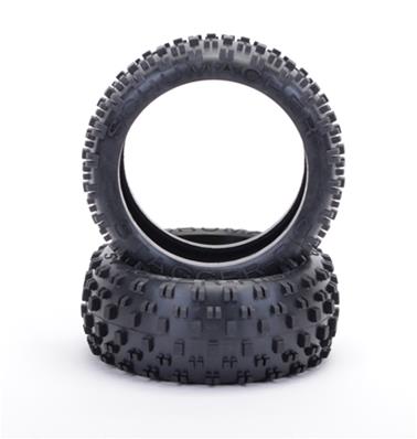 UK-Stagger Rib 1/8th - Yellow (pr) SCHUMACHER RACING