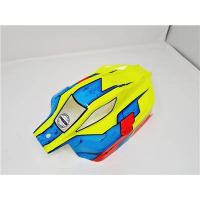 UK-Vision body paint (Yellow/Orange/Fluorescent blue) 1/8 buggy for S35-3E/-4E Sworkz and MBX8-Eco