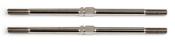 UK-FT Titanium Turnbuckles, M3x71 mm/2.80 in, silver TEAM ASSOCIATED