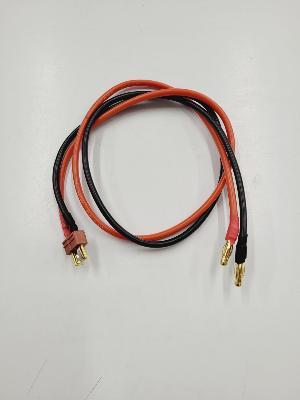 UK-DEAN 50cm 14awg charging cord for 4mm pk charger output WSLINE