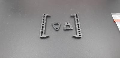 UK-Carbon battery mount set for Associated B6.4 Carpet LR PROD