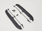 UK-Carbon chassis mud guard for large body of EB48 2.X LR PROD
