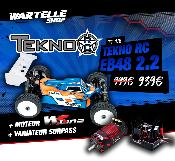 UK-Combo Buggy EB48 2.2 + ESC Surpass 220A + Moteur WS Line 4274