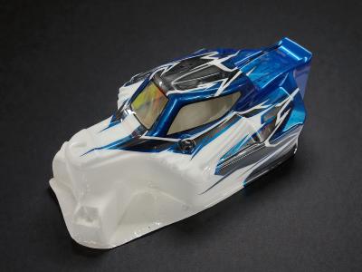 UK-Body "ARYA" White/Gun Métal/Métal Blue Universel WS-LINE
