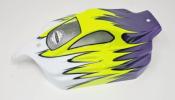 UK-VSE body pinted white/fluorescent yellow/metalic purple for Hobao VSE HOBAO RACING
