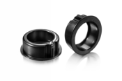 UK-T4 Alu Adjustment Ball-Bearing Hub - Black (2) X-RAY