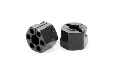 UK-Alu Wheel Hub 12mm - 6 Slots - Offset "+4.5mm" - V3 (2) X-RAY