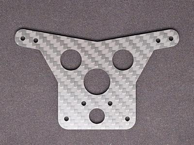 UK-Carbon Rear Shock Tower 2.5mm "Origin type" for RC10 LR PROD