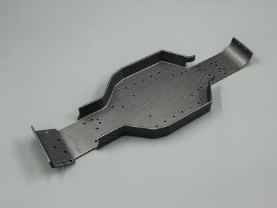 UK-Carbon tub chassis Plain weave 4wd compatible FAN-RC