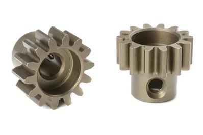UK-M1.0 PINION SHORT HARDENED STEEL 14 TEETH SHAFT DIA. 5mm MOD1 CORALLY