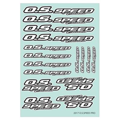 UK-Speed Pro Decal 2017 White And Black O.S