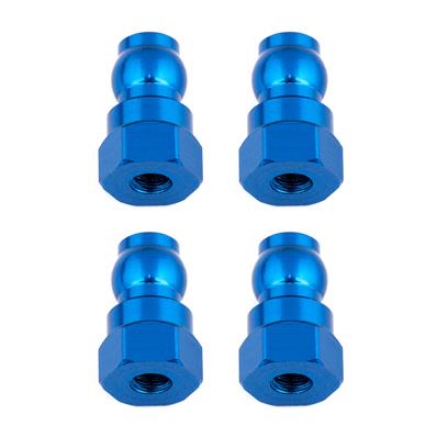 UK-Shock Bushings, 12 mm, blue aluminum TEAM-ASSOCIATED
