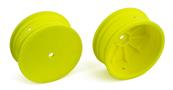 UK-4WD Front Wheels, 2.2 in, 12 mm Hex, yellow TEAM-ASSOCIATED
