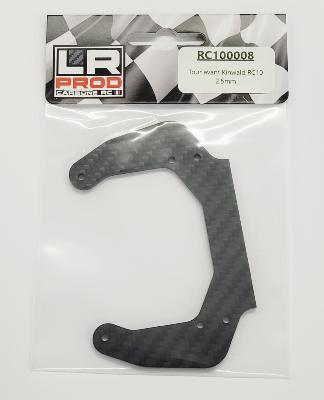 UK-Front shock carbon Tower 2.5mm "Kinwald" for RC10 LR PROD