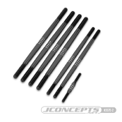 UK-Tekno NT48 2.0 fin titanium turnbuckle set stealth black (7) J-CONCEPTS