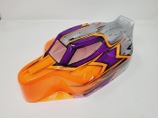 UK-S15 body painted neon orange/purple/silver for MUGEN or SWORKZ 2.0 J-CONCEPTS