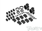 UK-7075-T6 Alum. Rear Hubs ( For Team Associated RC8 B3.2/3.1/B4 ) T-WORK'S