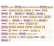 UK-Gold Plated Steel Screw Set 148pcs. ( For Kyosho MP11E ) T-WORK'S