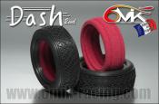 UK-Tires "DASH" PINK Front 4x2 + INSERTS (2) 6-MIK