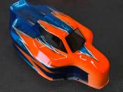 UK-Body "JC S15" Orange Fluo/Blue for TEKNO EB/NB48 large WS-LINE