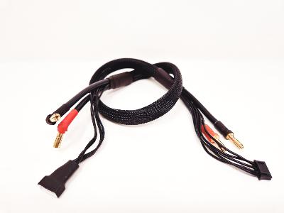 UK-4S PK 5mm charging cable + balancing plug for pk 4mm charger output (60cm) WS-LINE