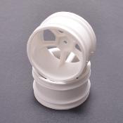 UK-JC 6 Spoke 2.2 Rear White Wheel CAT/Coug 2K (2) CORE RC