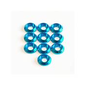 UK-M3 washer for BHC Screw green (10) DONUTS RACING