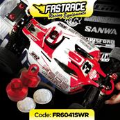 UK-Red shock absorber caps and membranes for S35-3 (set of 2) FASTRACE