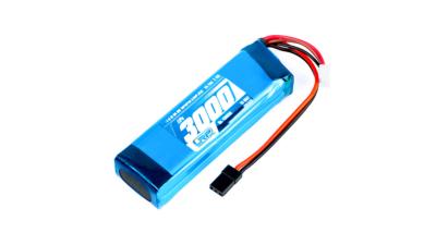 UK-Accu Lipo 2S 7.4V 3000mAh FLAT for Sanwa M12/M12S/MT-4/MT-4S/MT-S/Exzes-Z/SD-10GS/Futaba T7/T10 LRP