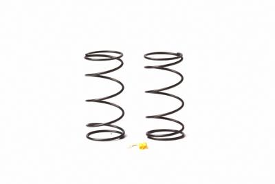 UK-1/10 Front Shock Spring-White Yellow PR RACING