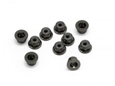 UK-Flange M3 Lock Nut EVO (GM) (10pc) SWORKZ