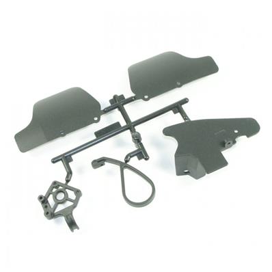 UK-Rear lower arm dusty cover with fuel sprinkle guard SWORKZ